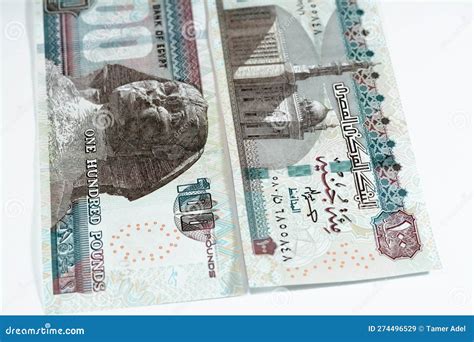 Egyptian Currency of 100 EGP LE One Hundred Egyptian Pound Bills, Spending, Giving and Using ...