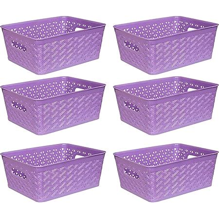 XLLENT® Multipurpose,Set of-6 Pieces (Medium Basket) Storage Basket ...