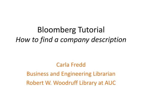 Image result for Bloomberg Tutorial
