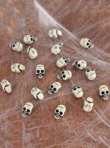 Mini Skull Skeleton Scary Halloween Party Decorations For Home Table ...