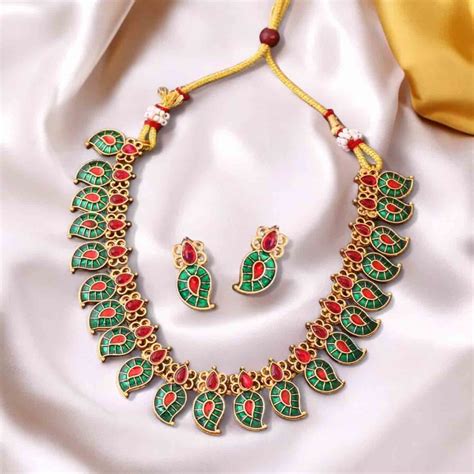 Multicolor Chandrika Antique Jewellery Set - New Arrival – Bling Bag
