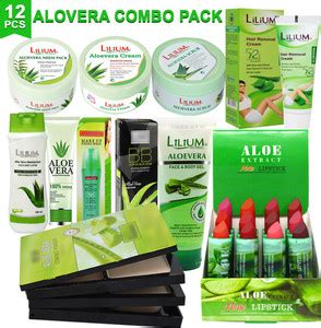 LILIUM Complete Aloe Vera Makeup Kit With Skin Care Combo Pack Price in ...