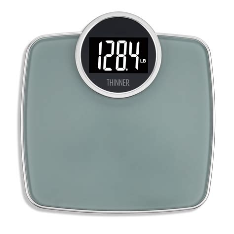 Thinner by Conair Extra-Large Easy-to-Read Digital Bathroom Scale, Measures Weight Up to 400 lbs.