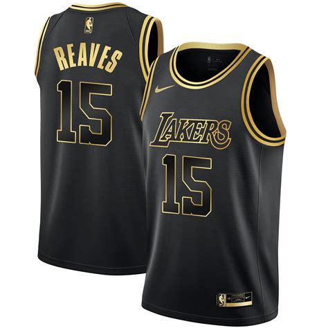 Austin Reaves Men's Los Angeles Lakers Black Limited & Black Gold ...