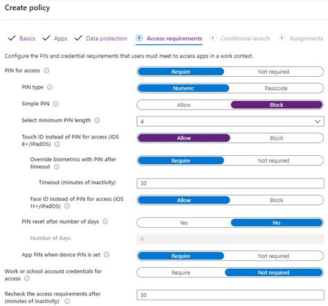 Image result for Intune App Protection Conditional Launch Minimum OS