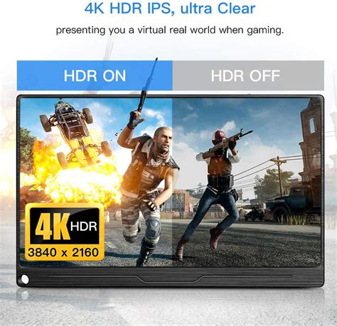 Factory Direct Sale Full hd 4K USB Type-c PC Gaming 13.3 inch Portable ips Monitor for Smart ...