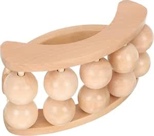 Snevad Wooden Round Massager Gua Sha Stick Neck & Back Relax ...