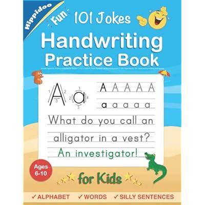 Buy Handwriting Practice Book for Kids Ages 6-8: Printing workbook for ...