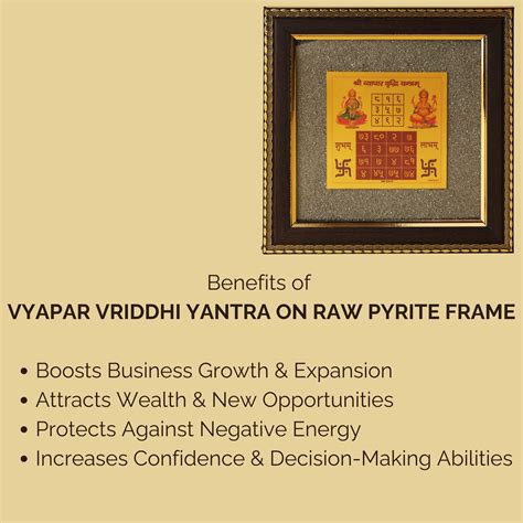 Vyapar Vriddhi Yantra on Raw Pyrite Frame | Business Vastu Décor – ADAM