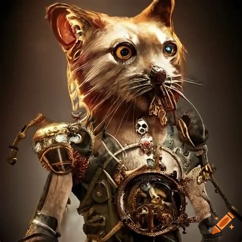 Animal in a steampunk style