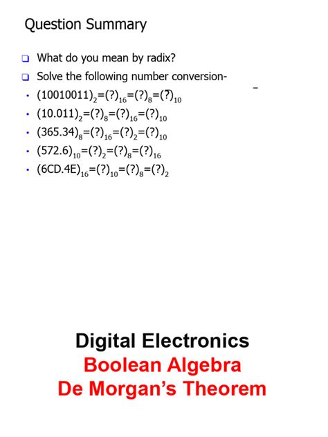 De Morgan's Theorem in Boolean Algebra 的图像结果