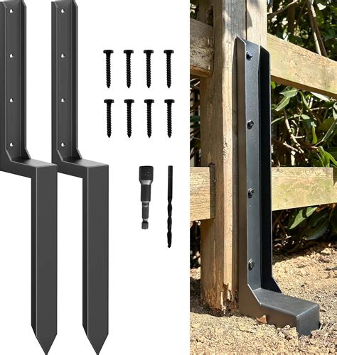 Amazon.com: ARKSOLDIER Fence Post Repair Kit - Quick Fix Broken/Leaning ...