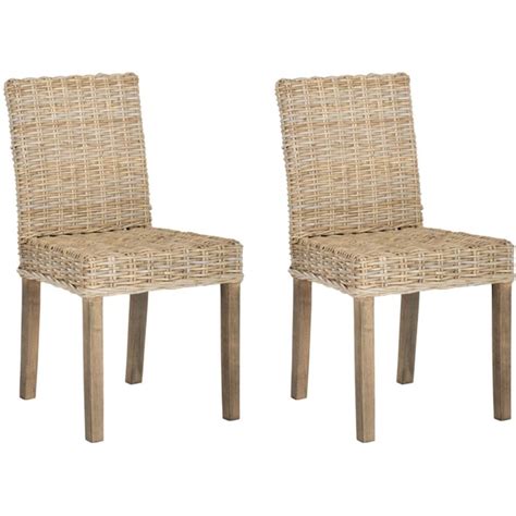 Safavieh 2 Grove Coastal Natural Accent Chair at Lowes.com