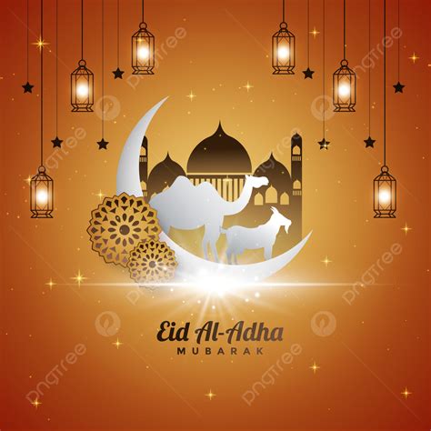 Happy Festival Eid Al Adha Mubarak Islamic Beautiful Background, Eid Ai ...