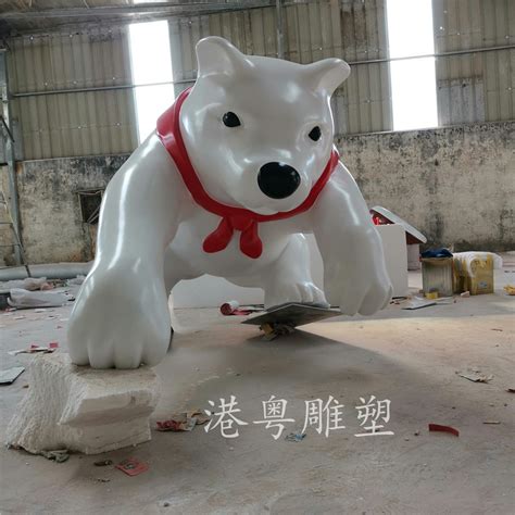 广州商场美陈玻璃钢卡通熊猫雕塑定制费用 - 八方资源网