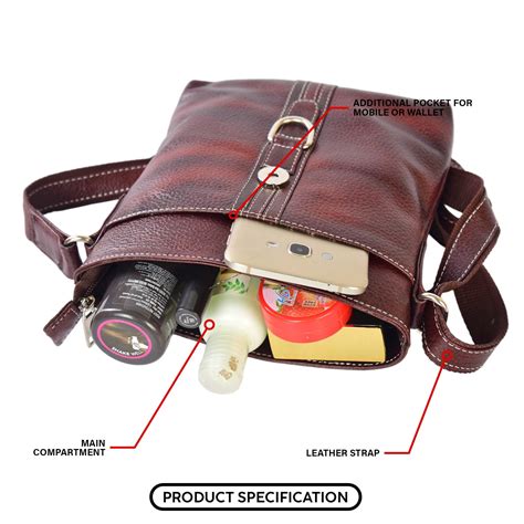 LEATHER SLING BAG 998908 (BROWN) – SREELEATHERS