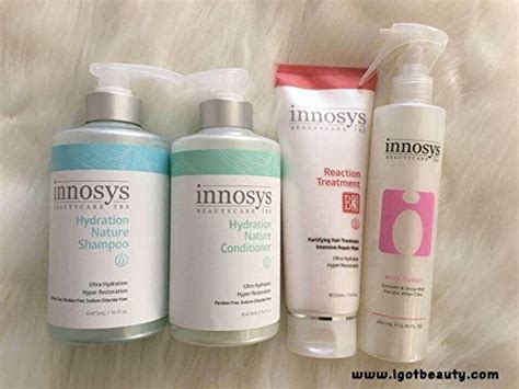 Innosys Hydration Shampoo Conditioner B3 Reaction Innosys Kera Fusion ...
