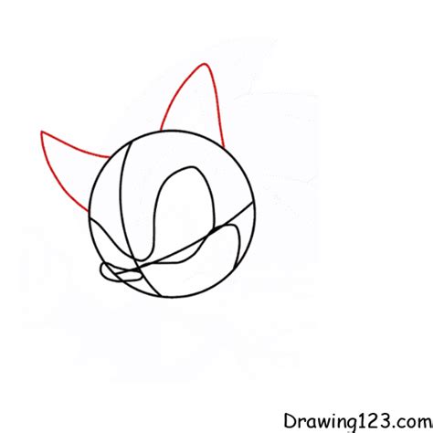 Image result for Sonic Head Drawing Tutorial