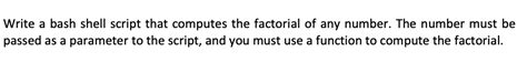 Image result for Functions Factorial Shell Script