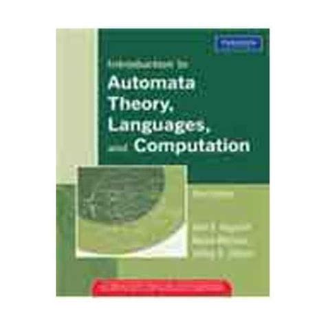 Amazon.in: Buy Introduction to Automata Theory, Languages, and ...