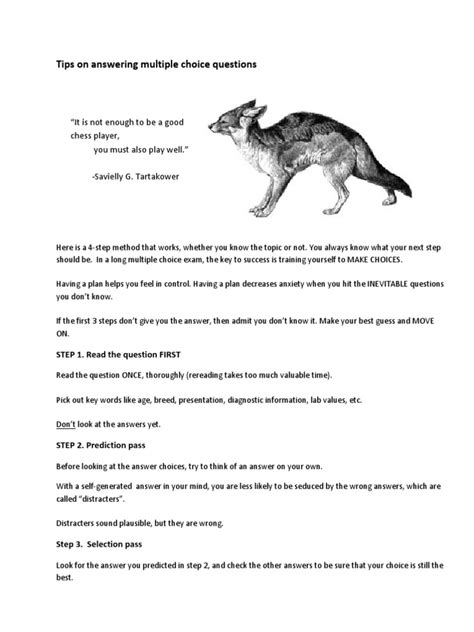 Multiple Choice Tips 的图像结果