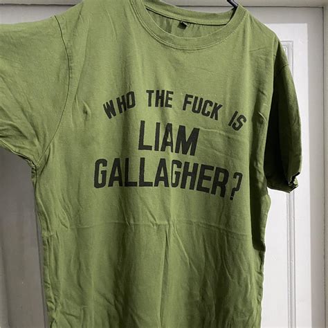 Message before buy!! Liam Gallagher merch Size xL... | Depop
