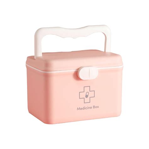 TRADY Medico First Aid Box Plastic, Emergency Medicine Box, Medical Box ...