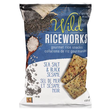 Buy Riceworks Wild Gluten-Free Brown Rice Crisps Sea Salt & Black ...
