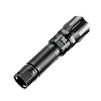 AOCASDIY White Laser Flashlight with Laser Display, Portable ...