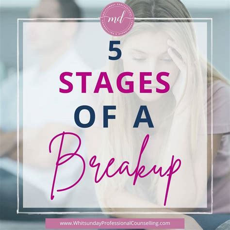 5 Stages of a Relationship Breakup - Whitsunday Professional Counselling
