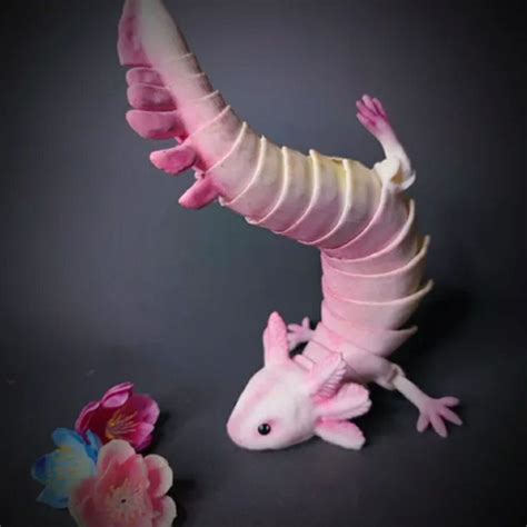 Axolotl Stl 3D Model for Print - Etsy