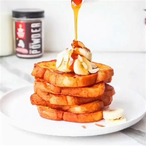 Eggless French Toast (No Sugar) Recipe – Nutty Yogi