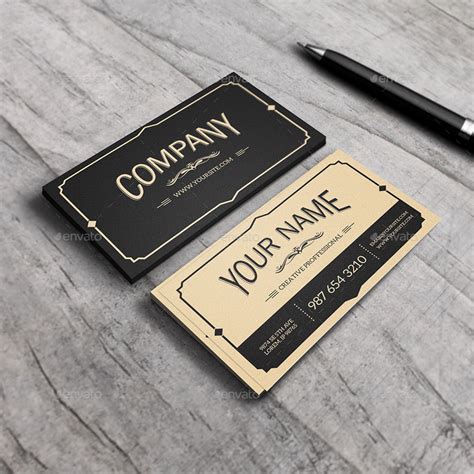 Vintage Style Business Cards 的图像结果