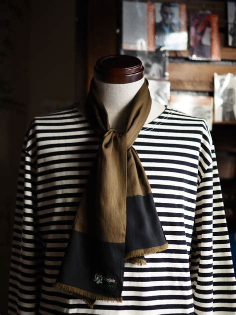 European Vintage Silk×Wool Scarf ヨーロッパ ビンテージ シルクウール スカーフ 6 | LITHIUM × ...