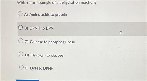 Image result for Dehydration Reaction Example
