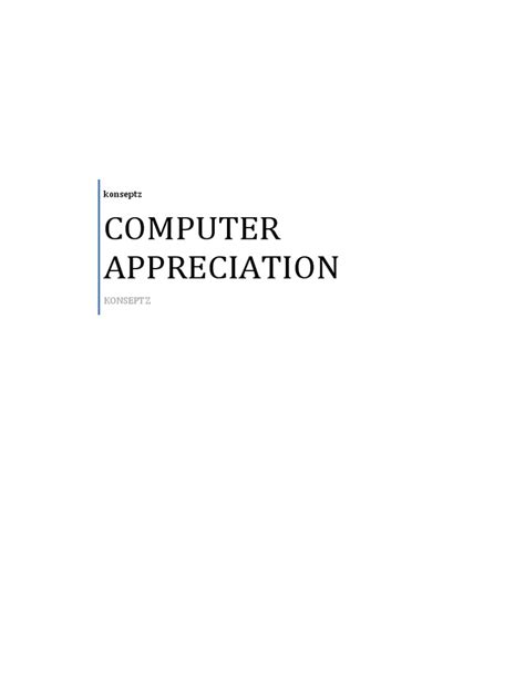 Image result for Computer Appreciation