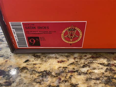 Buy RARE!! Lil Nas X MSCHF Satan Shoes Size 9.5!! 100% AUTHENTIC Online ...