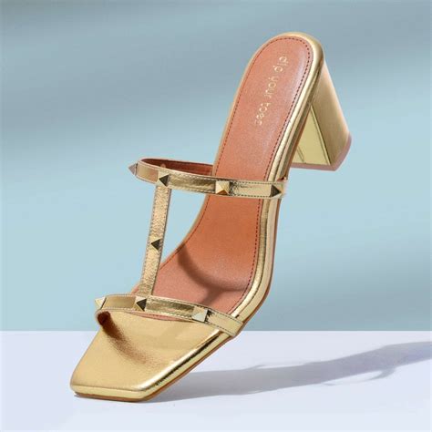 Gold Crush Heels – Dip Your Toes