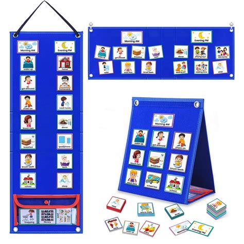 Buy Visual Schedule for Kids with Autism Toddler Schedule Planning ...