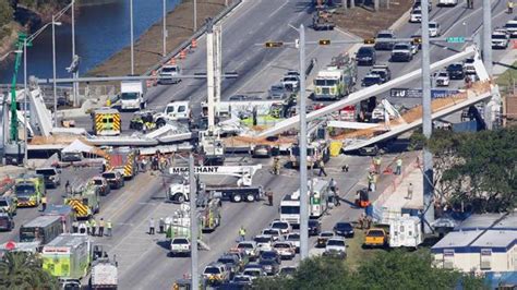 Florida: Pedestrian bridge built with ‘innovative’ system collapses ...