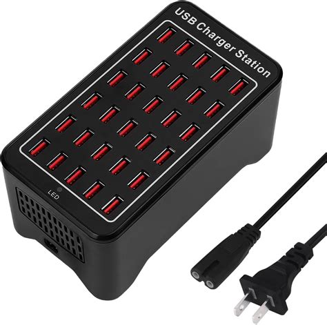 Amazon.com: 30 Port USB Charger, 150W/30A USB Smart Charger, 30-in-1 ...