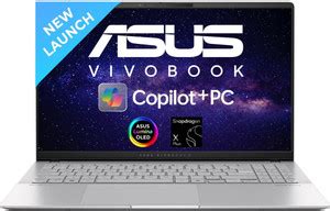 ASUS Vivobook S15 OLED Copilot + PC, AI PC, Full Metal Body, Backlit ...