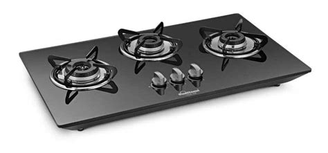 Sunflame Lotus Countertop Hob 3B AI, 8mm Toughened Glass, 3 Sabaf Burn ...