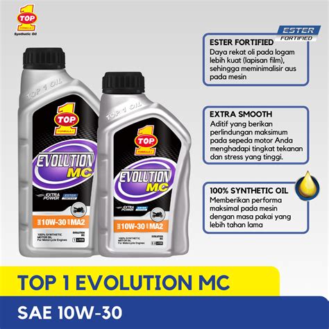 TOP 1 EVOLUTION MC SAE 10W-30 | Oli Top 1