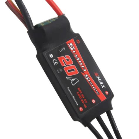 EMAX Simon Series 20A 2-4S LiPo Brushless Electronic Speed Controller ...