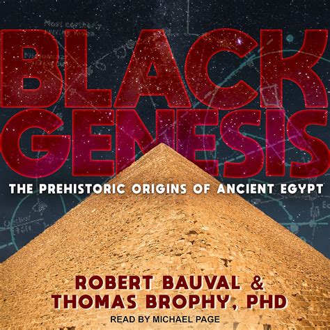 Black Genesis: The Prehistoric Origins of Ancient Egypt : Bauval ...