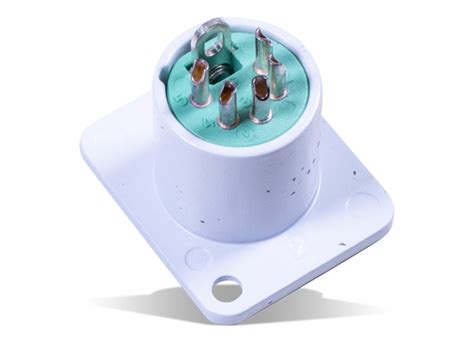 White XLR & White Tini-QG® Mini XLR Connectors - Switchcraft | Mouser