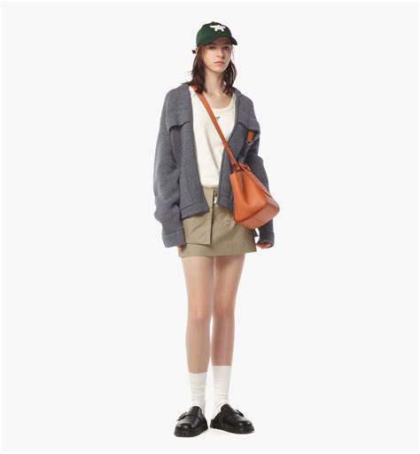 Mini Mode Travia Shoulder Bag in Spanish Nappa Leather Cognac | MCM ®US