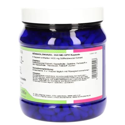 Liquorice Root 350 mg GPH Capsules [3398782]-Gall-Pharma GmbH-Online-Shop