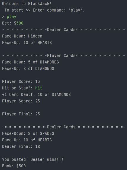 Blackjack JavaScript 的图像结果